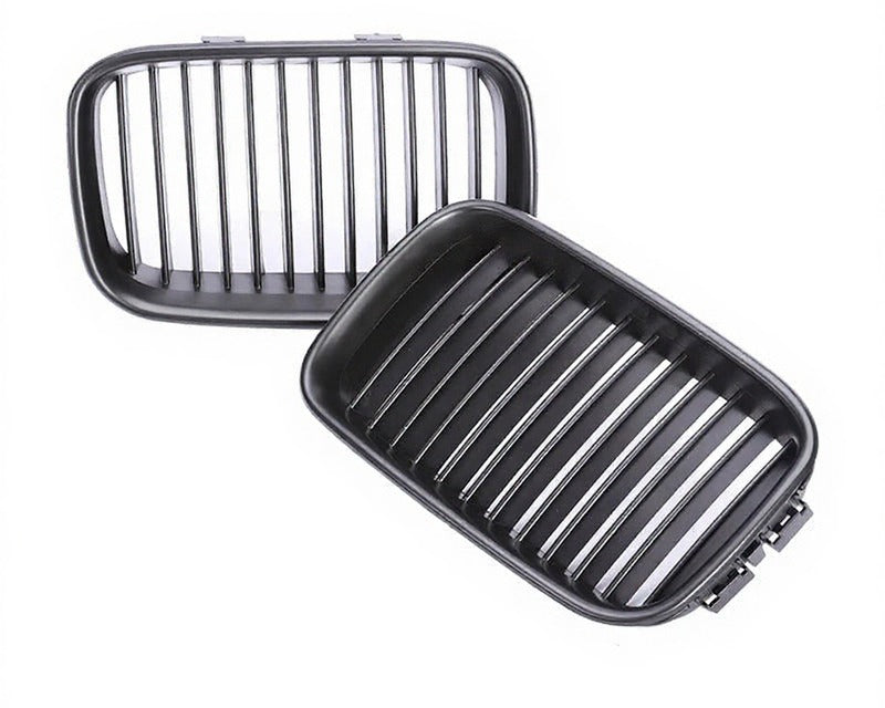 Calandre Double Lame M Style – BMW Série 3 E36 Pre-LCI (1992–1996) – Couleur M, Carbone Mat ou Noir Brillant HushBimmer