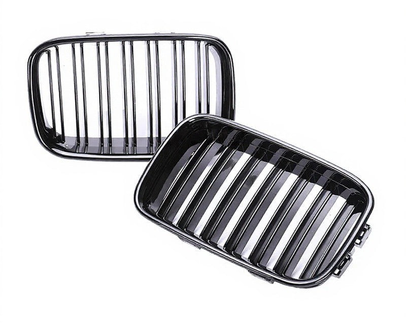 Calandre Double Lame M Style – BMW Série 3 E36 Pre-LCI (1992–1996) – Couleur M, Carbone Mat ou Noir Brillant HushBimmer