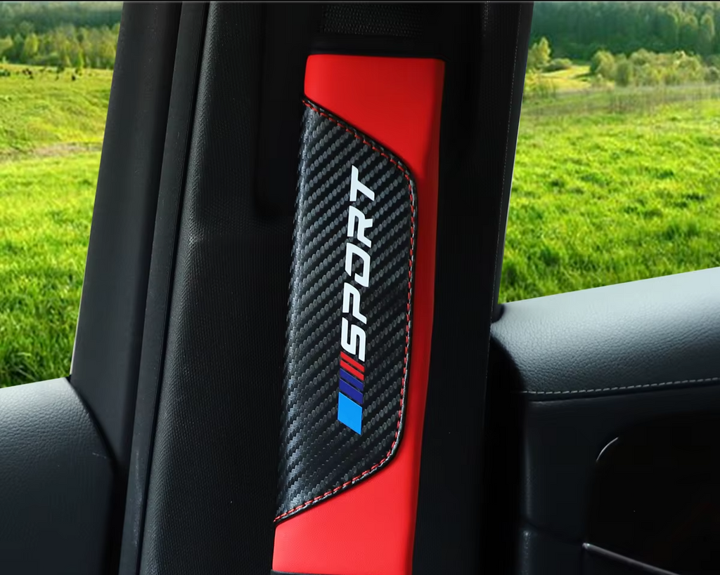 Couvre-ceintures BMW – Lot de 2 en fibre de carbone HushBimmer