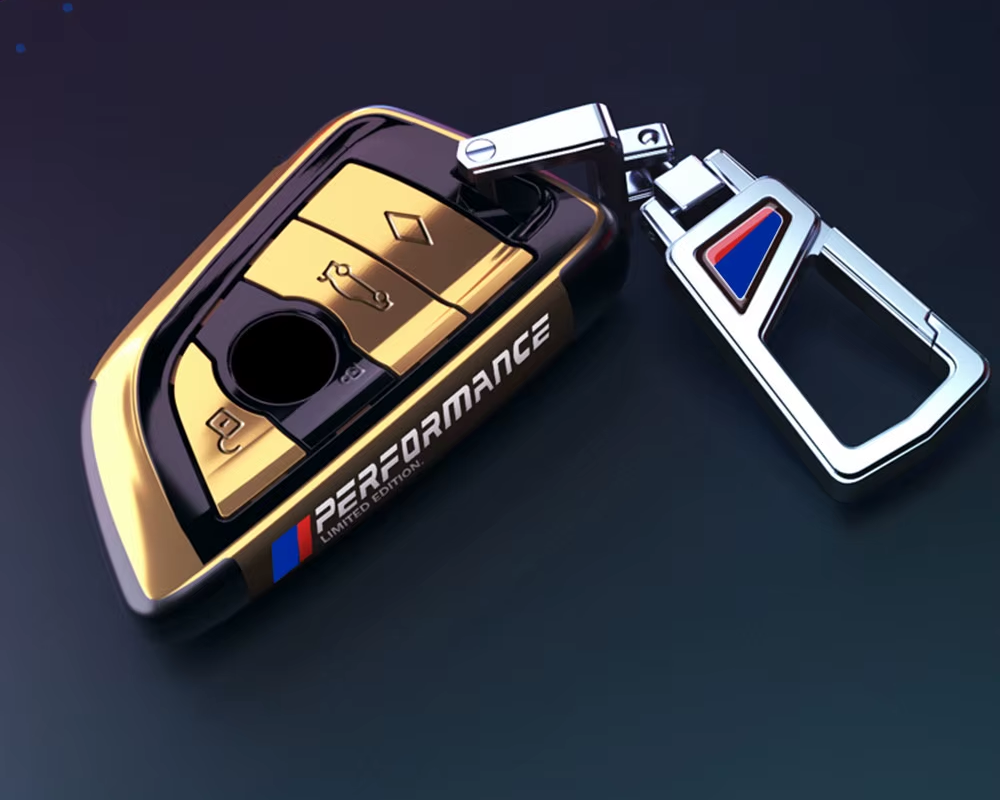 Coque de Clé BMW Finition Chrome PC – Série 3, 5, 7, X1 à X6 (G20, G30, G01, G05) - HushBimmer