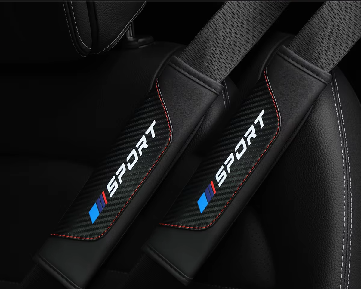 Couvre-ceintures BMW – Lot de 2 en fibre de carbone HushBimmer