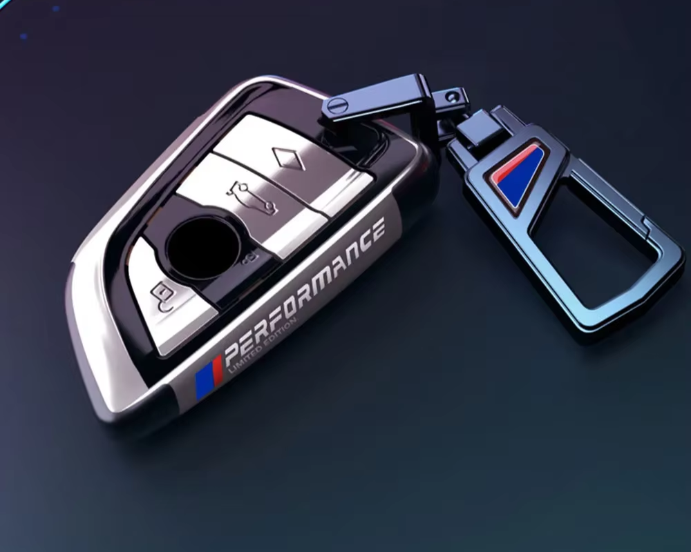 Coque de Clé BMW Finition Chrome PC – Série 3, 5, 7, X1 à X6 (G20, G30, G01, G05) - HushBimmer