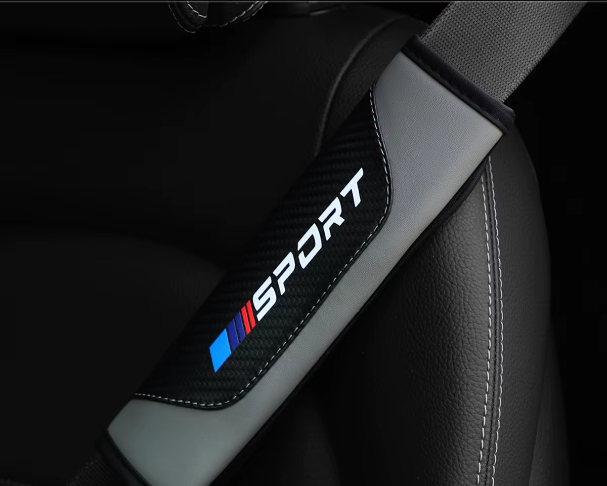 Couvre-ceintures BMW – Lot de 2 en fibre de carbone HushBimmer