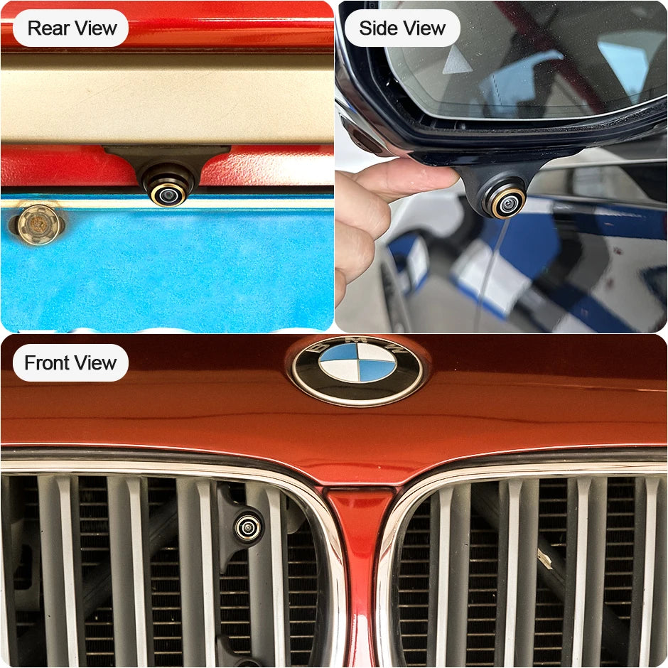 Caméra Universelle AHD 1080P – Vue Avant / Arrière / Latérale, Vision Nocturne, IP68 HushBimmer