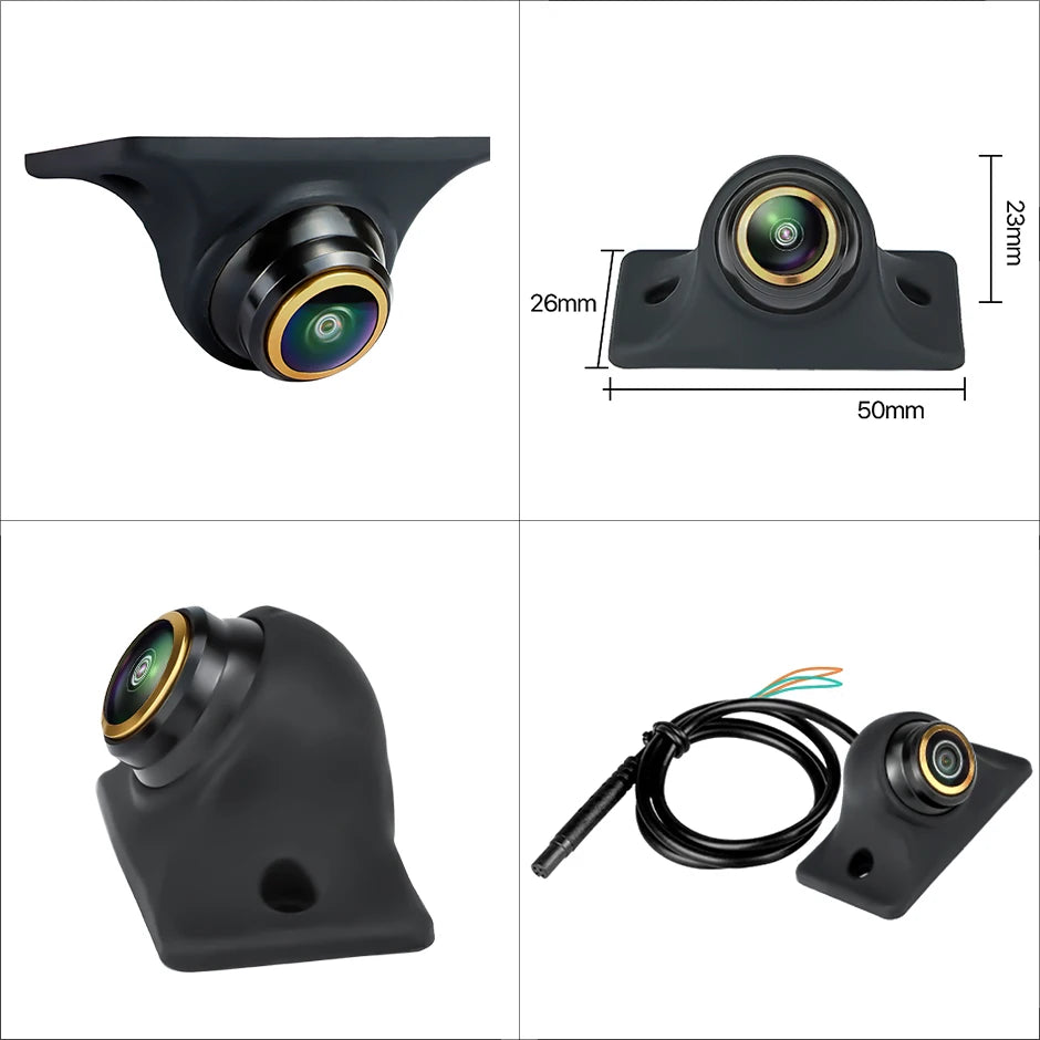 Caméra Universelle AHD 1080P – Vue Avant / Arrière / Latérale, Vision Nocturne, IP68 HushBimmer