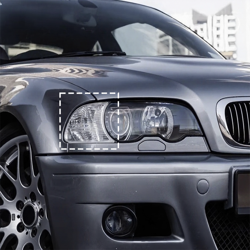 Clignotant Avant / Feu de Position Angle Transparent pour BMW E46 Coupé & Cabriolet (1999–2006) HushBimmer