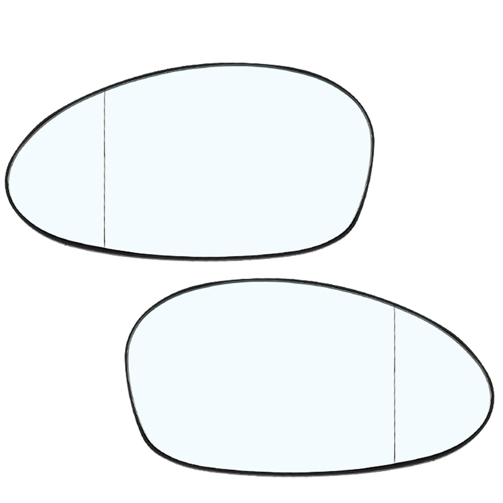 Verres de Rétroviseur Chauffants – BMW Série 1, Série 3 & Z4 – Bleu/Blanc – Paire Gauche + Droite – Réf. OEM : 51167157247 / 51167157246 pour BMW | HushBimmer