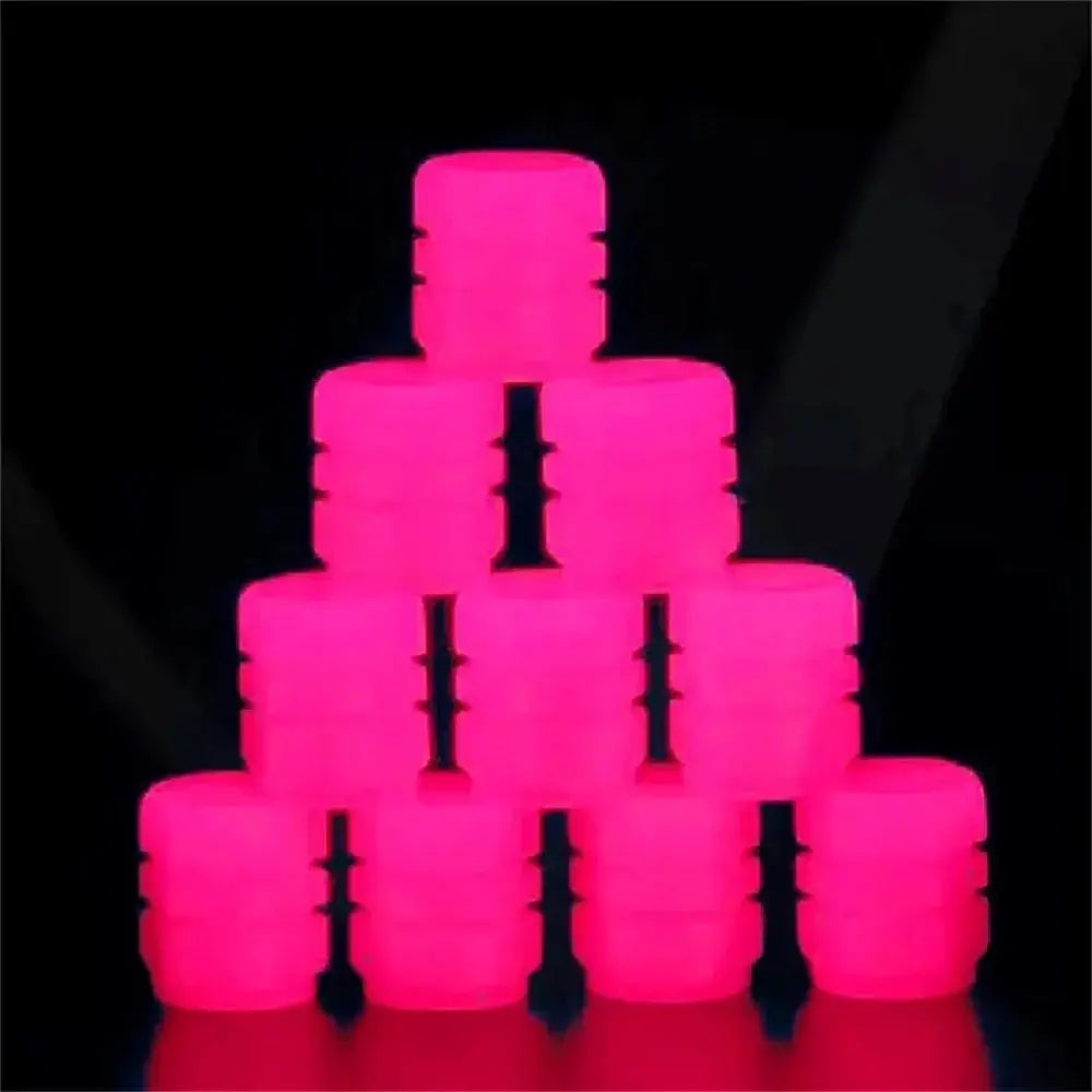 Capuchons de Valve Lumineux (x4) – Effet Phosphorescent – Pour Voitures, Motos, Vélos et Trottinettes pour BMW | HushBimmer