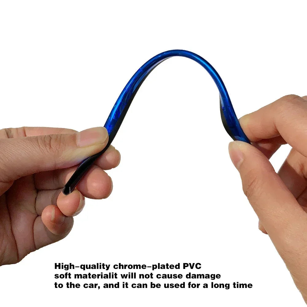 Bandes Décoratives U-Shape x10 – Finitions Chromées Multicolores – Pour Grilles de Ventilation de Voiture (BMW & Universel) HushBimmer