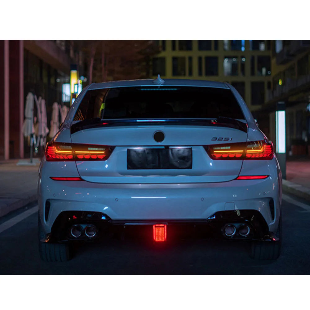 Paire de Feux Arrière LED – BMW Série 3 G20 / G28 / G80 (2019–2023) HushBimmer
