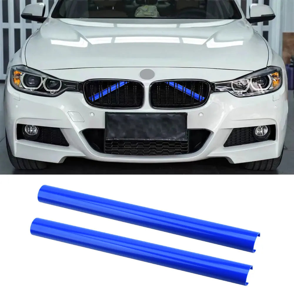 2PCS Barres Décoratives M Sport – Grille Avant BMW Séries F HushBimmer