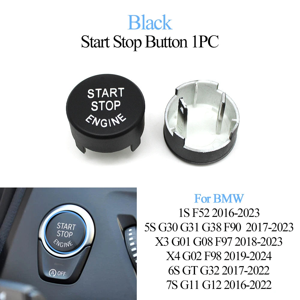 Cache Bouton Start/Stop & OFF pour BMW Série 1/5/6/7, X3, X4 – F et G Series HushBimmer