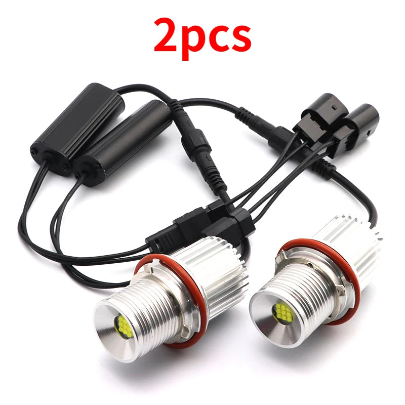 Angel Eyes LED 6000K – BMW Série 1 E87 Pre-LCI – Blanc Froid HushBimmer