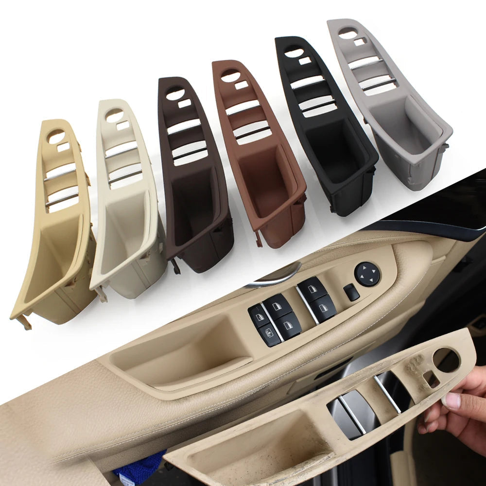 Poignée Intérieure de Porte Avant Conducteur – BMW Série 5 F10 F11 F18 (2010-2017) – 7 Couleurs – LHD & RHD HushBimmer