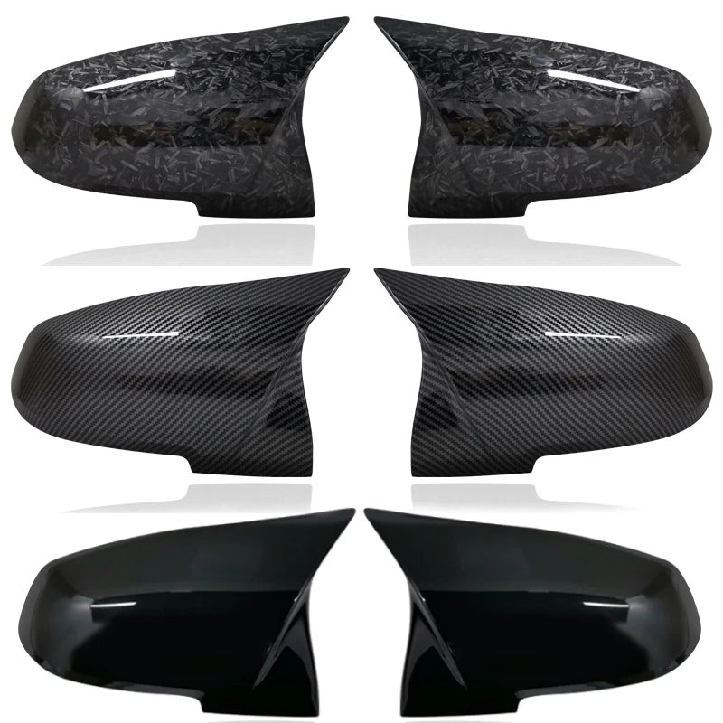 Coques de Rétroviseurs Carbone Noir pour BMW Série 1 2 3 4 X & M – Look Sportif et Élégant HushBimmer