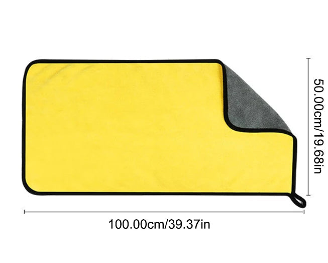Serviette Microfibre Haut de Gamme – Lavage, Séchage et Détailing Voiture – Ultra Absorbante & Polyvalente HushBimmer