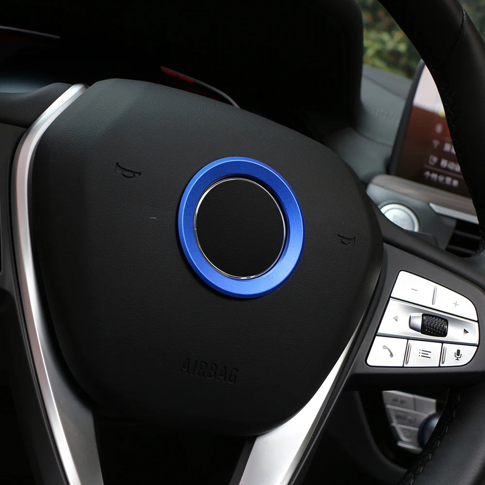 Sticker Logo Aluminium Volant – Pour BMW Série 1 2 3 5 X1 X3 X5 X6 (E36, E39, E46, E30, E60, E90, E92, F30…) HushBimmer