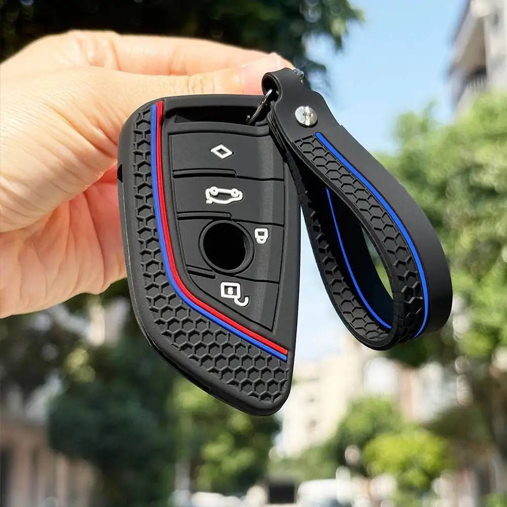 Coque de Clé BMW en Silicone – Protection Souple – Série 1 à 7, X, i, M - HushBimmer