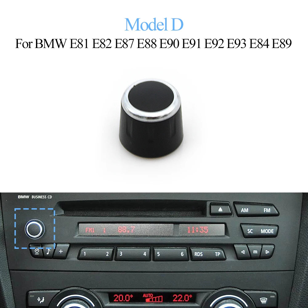 Bouton de Volume Autoradio pour BMW Série 1 & 3 (E81–E93) – Remplacement Haute Qualité HushBimmer