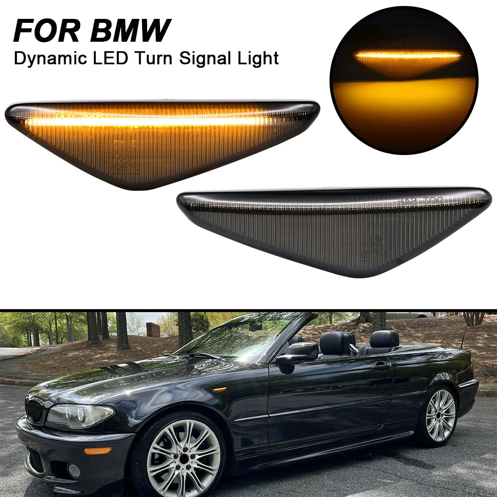Clignotants Dynamiques LED – Pour BMW E46 Coupé & Cabriolet (2003–2006) HushBimmer