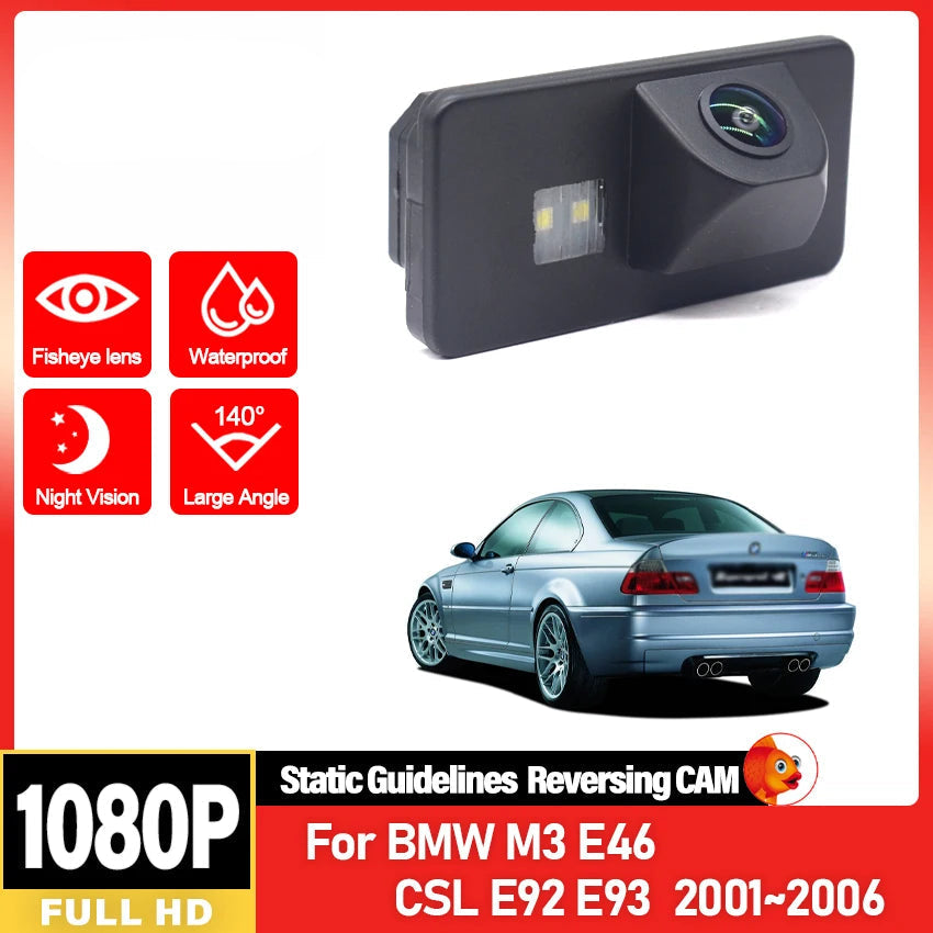 Caméra de Recul Sans Fil Full HD – BMW M3 E46, E92, E93 (2001 à 2006) HushBimmer