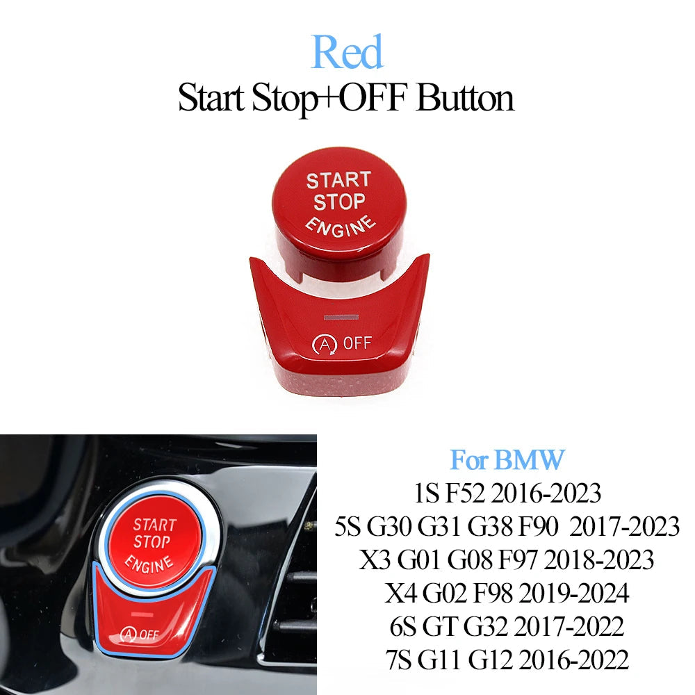 Cache Bouton Start/Stop & OFF pour BMW Série 1/5/6/7, X3, X4 – F et G Series HushBimmer
