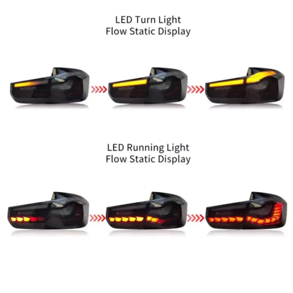 Feux Arrière LED M3 GTS Style pour BMW F30 / F35 / F80 (2012-2019) HushBimmer