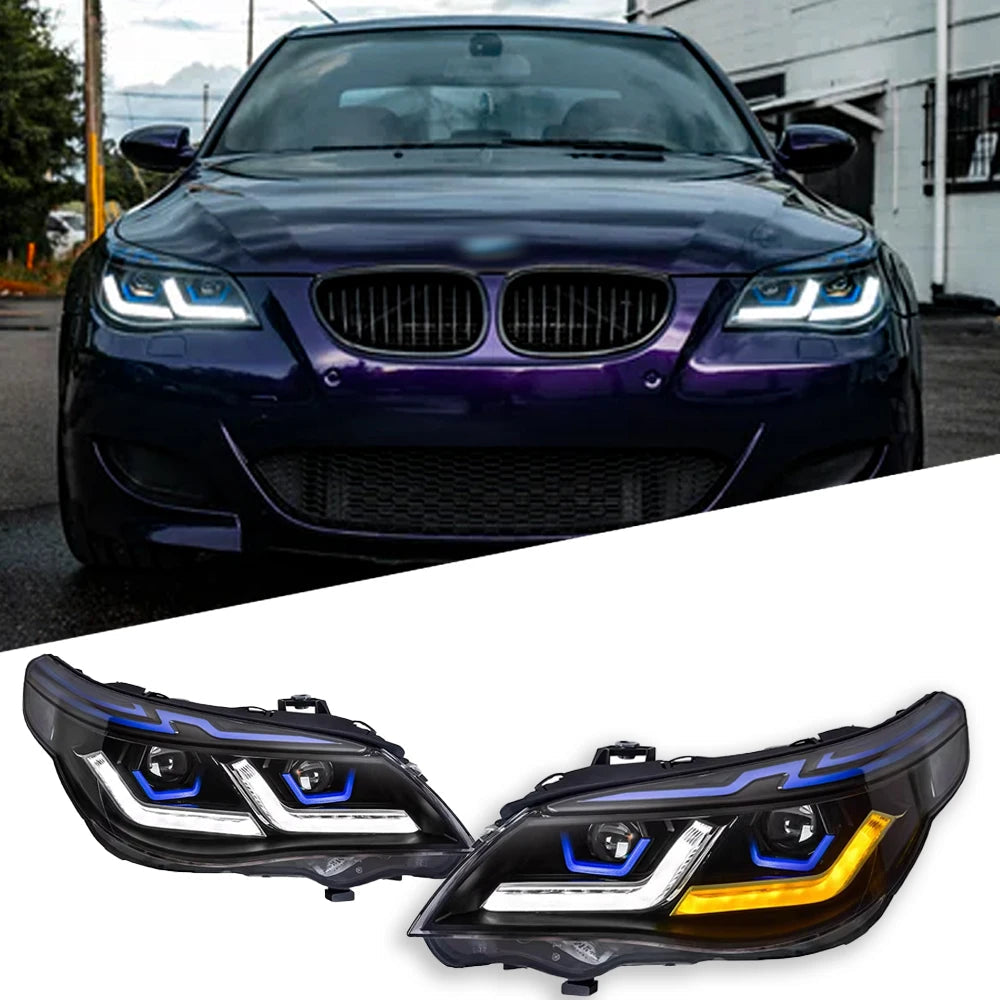 Phares LED Avant pour BMW Série 5 E60 (2003-2010) HushBimmer