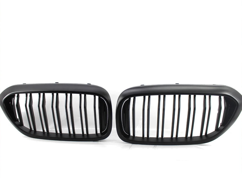 Grilles Avant Double Barre M – BMW Série 5 G30 G31 / M5 F90 (2017–2020) – Noir Brillant HushBimmer