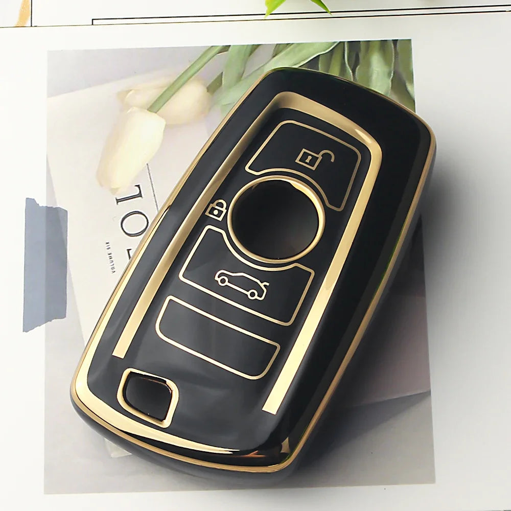Coque de Clé BMW en TPU Souple – Protection Télécommande – Série 1 à 7, X, Z4 - HushBimmer