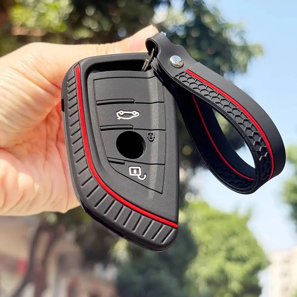 Coque de Clé BMW en Silicone – Protection Souple – Série 1 à 7, X, i, M - HushBimmer