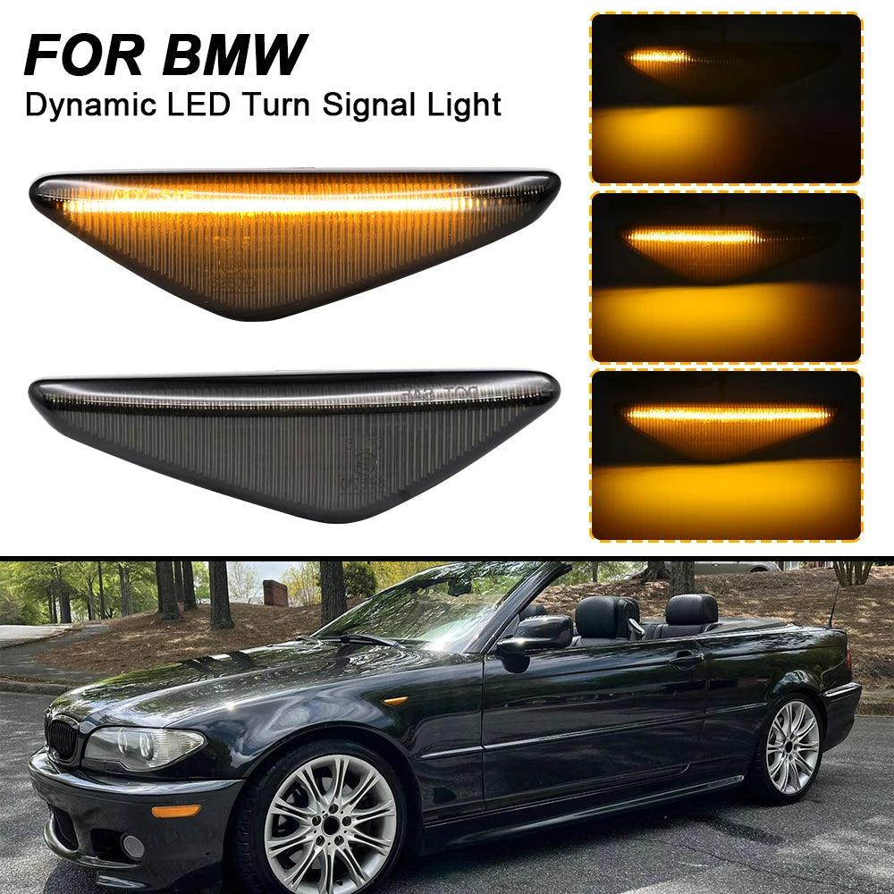 Clignotants Dynamiques LED – Pour BMW E46 Coupé & Cabriolet (2003–2006) HushBimmer