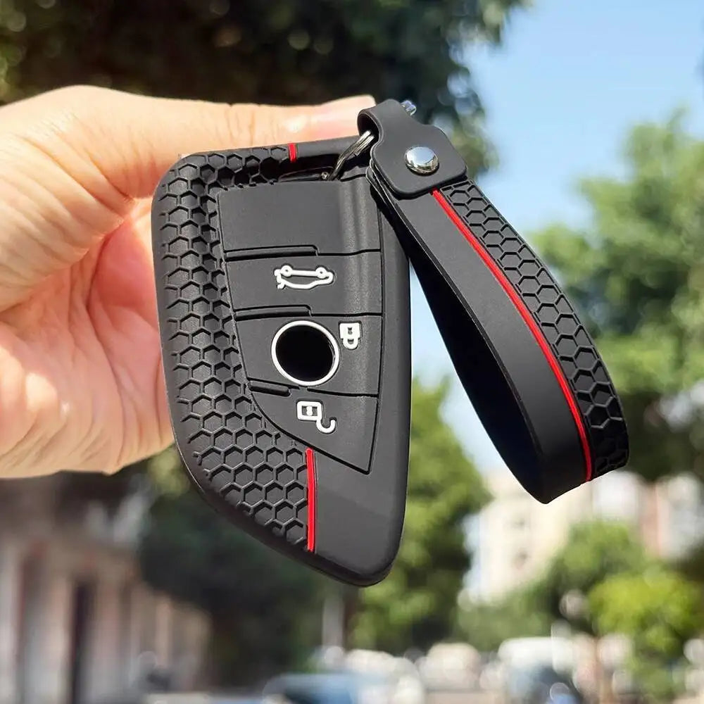 Coque de Clé BMW en Silicone – Protection Souple – Série 1 à 7, X, i, M - HushBimmer