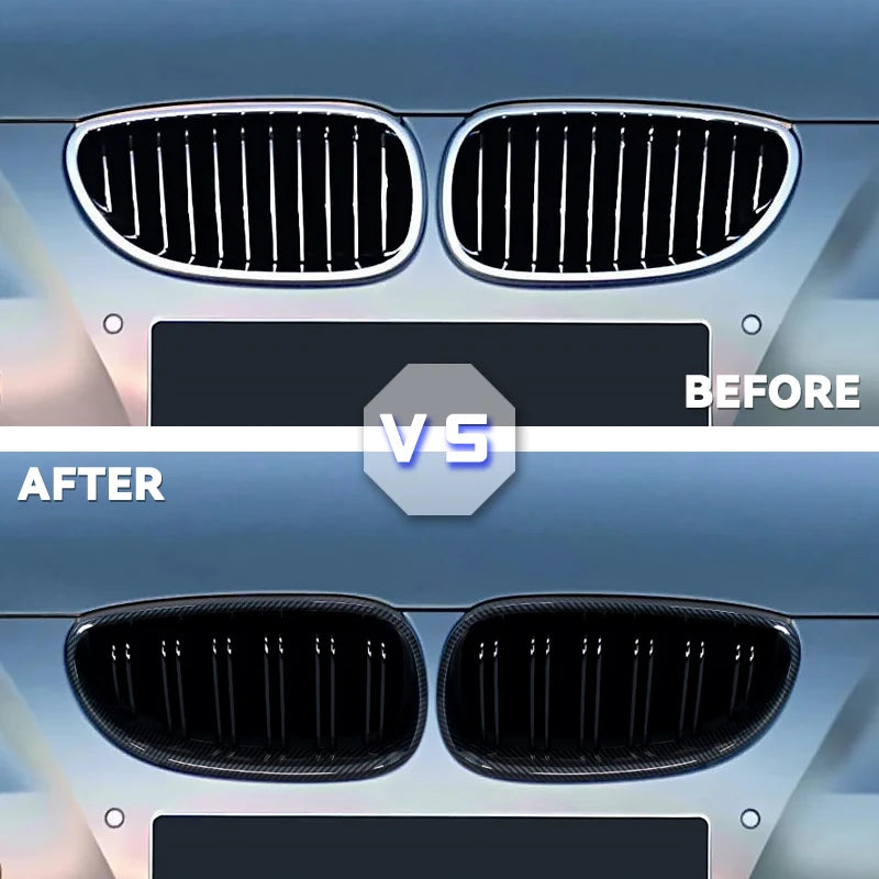 Grille Avant Sport Glossy pour BMW Série 5 E60/E61 & M5 (2004-2009) HushBimmer