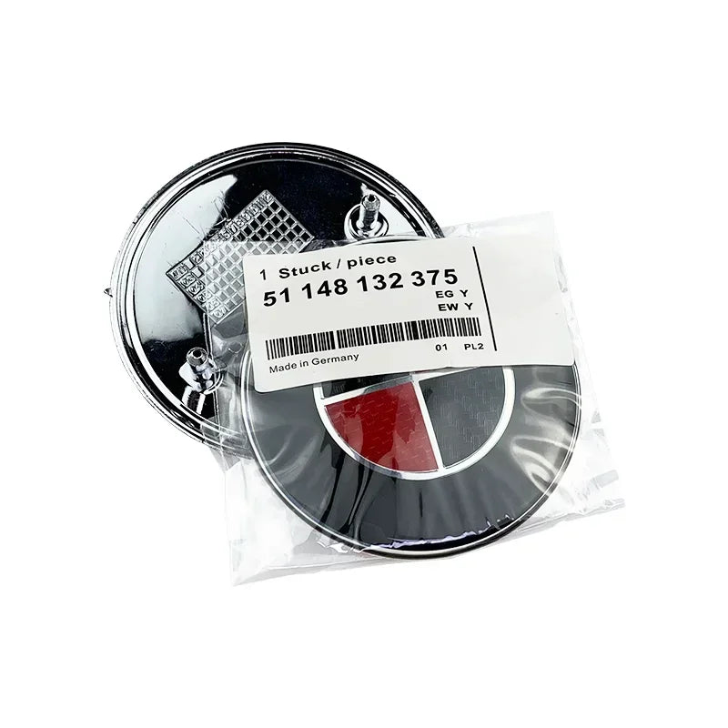 Emblème Avant / Arrière & Volant – 45 / 74 / 82 mm – Pour BMW Série 1, 2, 3, 5, X1, X3, X5, X6 (E30–E70)