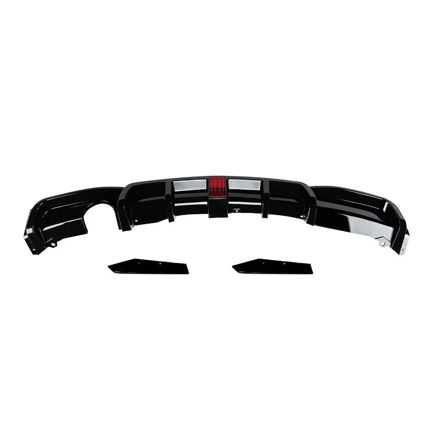 Diffuseur Arrière BMW Série 3 F30 (2013–2019) – Finition Noir Brillant avec Feu Stop Intégré