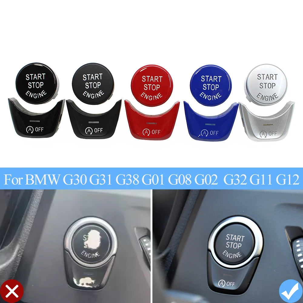 Cache Bouton Start/Stop & OFF pour BMW Série 1/5/6/7, X3, X4 – F et G Series HushBimmer