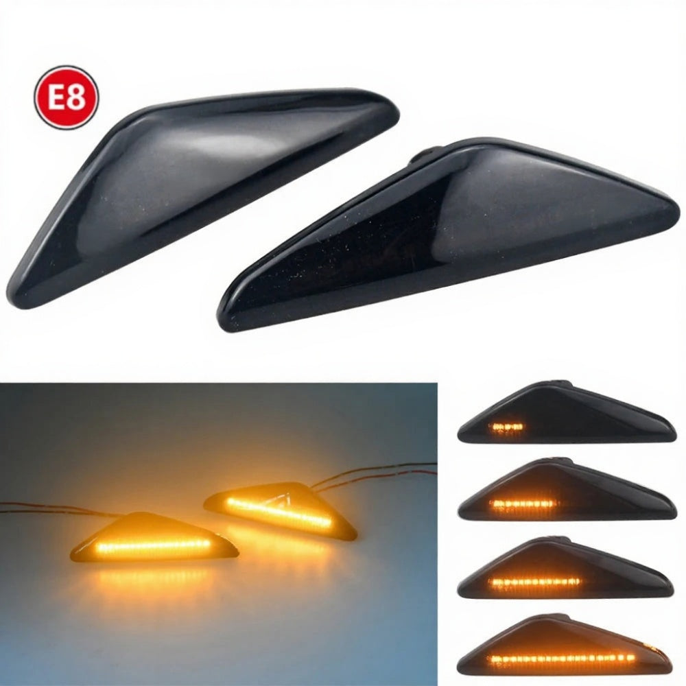 Clignotants Latéraux Dynamiques LED pour BMW E46 Coupé/Cabriolet (2003–2006) HushBimmer