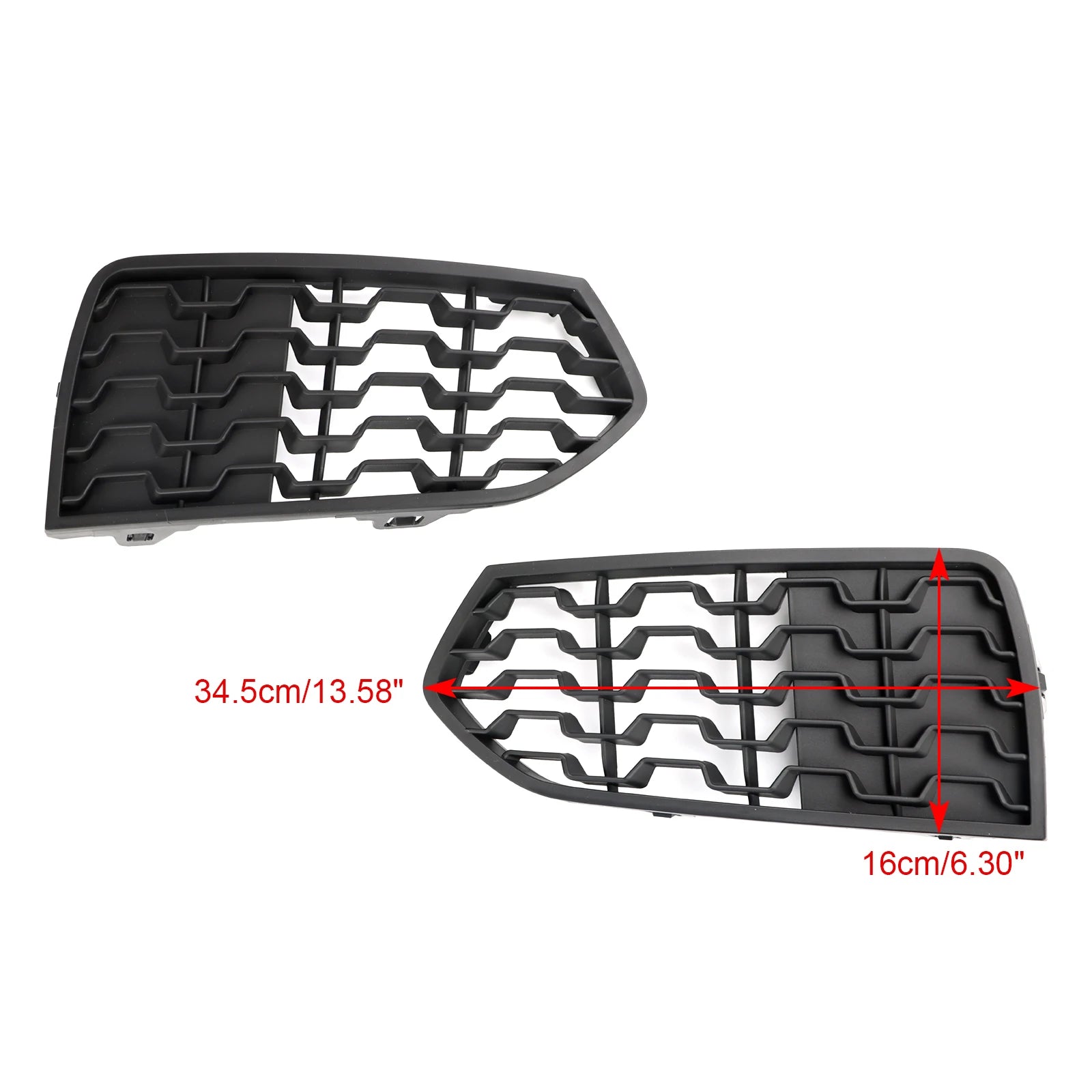 Grilles antibrouillard nid d’abeille – BMW Série 2 F22/F23 (2012–2019) HushBimmer