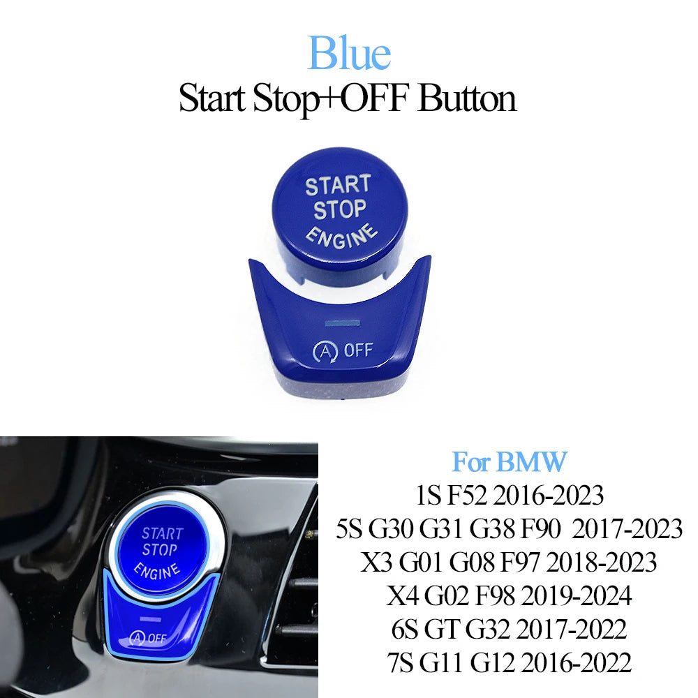 Cache Bouton Start/Stop & OFF pour BMW Série 1/5/6/7, X3, X4 – F et G Series HushBimmer