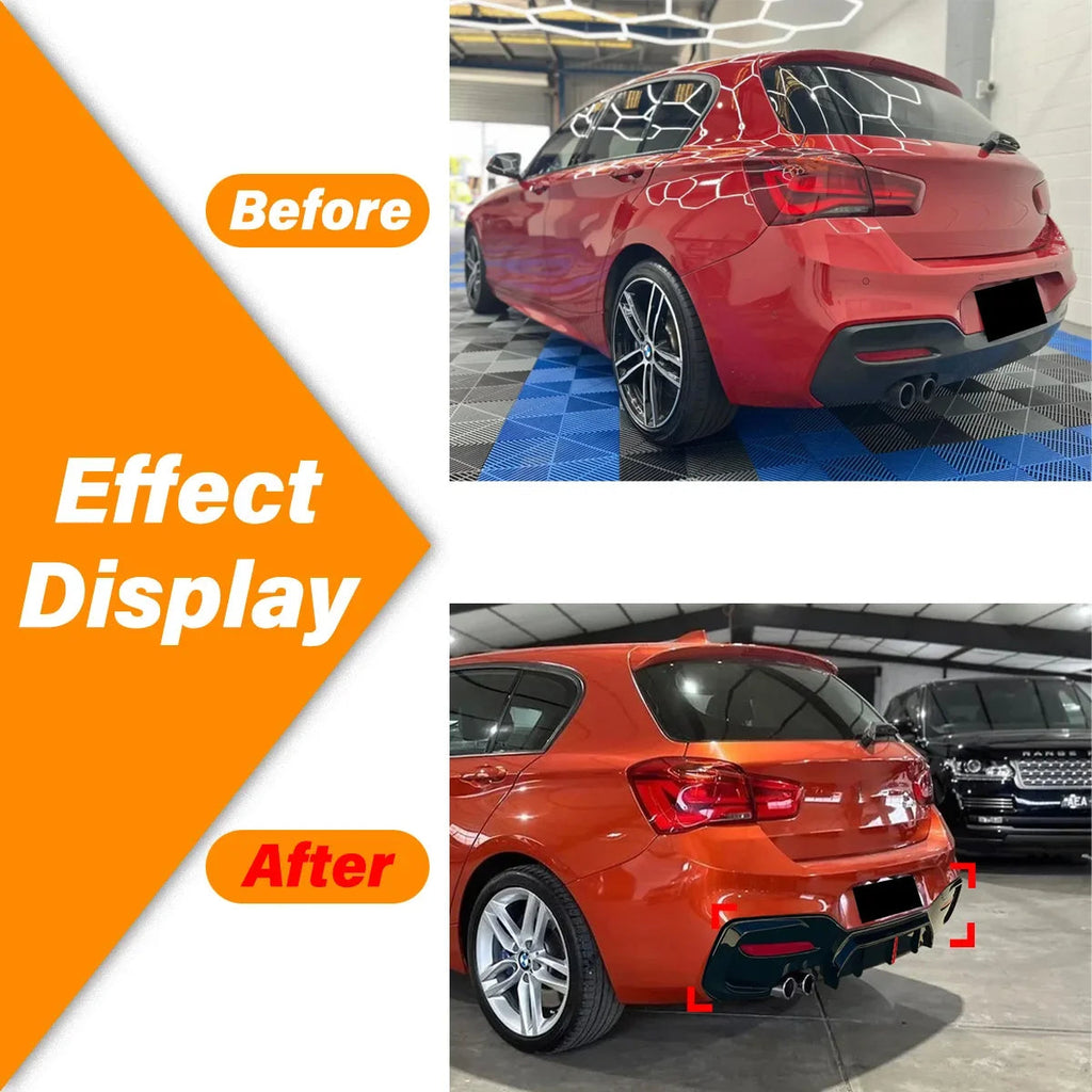 Diffuseur Arrière M Performance – BMW Série 1 F20 M Sport (2015–2019) HushBimmer