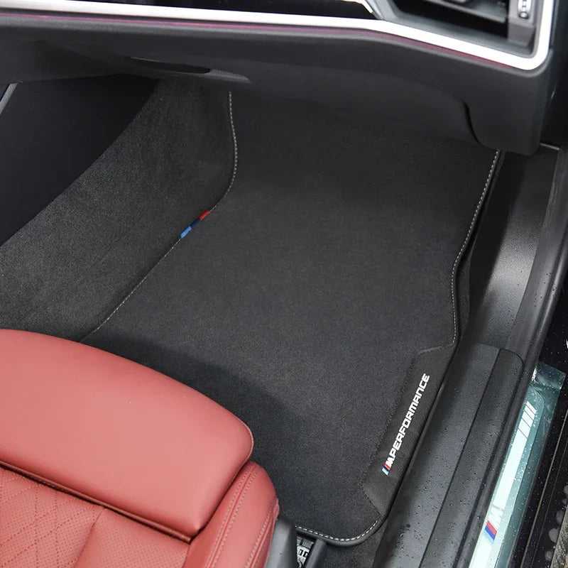 Tapis de Sol en Velours M Performance – Confort Haut de Gamme pour BMW Séries & SUV HushBimmer