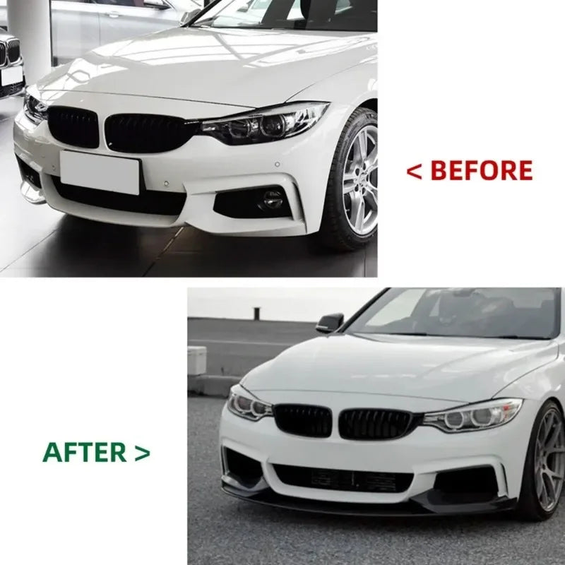 Lame Avant BMW Série 4 F32 F33 F36 M Sport 2014–2020 – Splitter MP Style ABS - HushBimmer