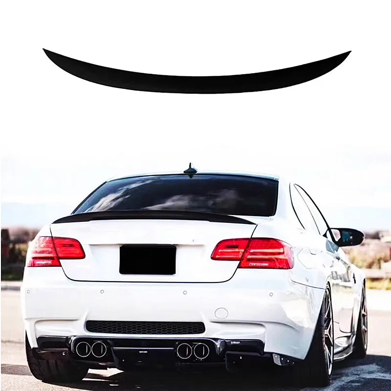 Aileron Style M3/M4 PSM pour BMW Série 3 E90 (2005–2012) – Noir Carbone Brillant HushBimmer