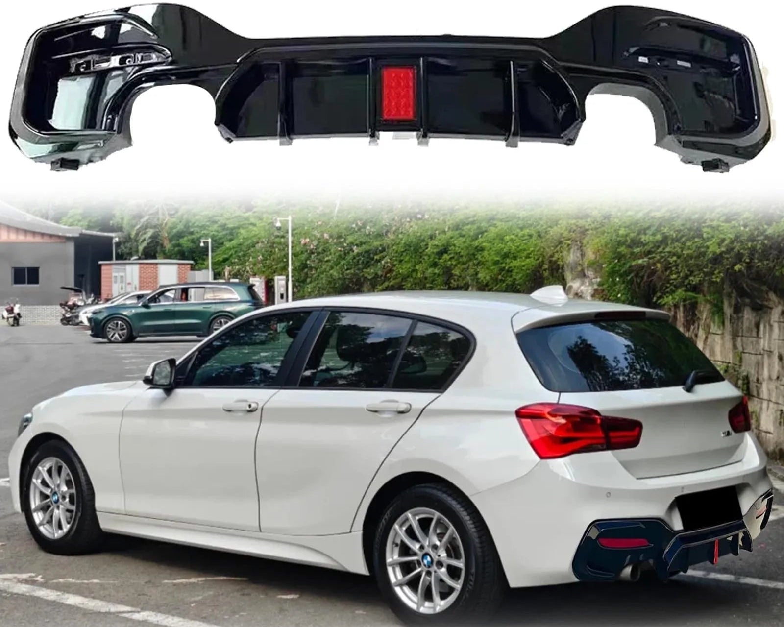 Diffuseur Arrière M Performance – BMW Série 1 F20 M Sport (2015–2019) HushBimmer