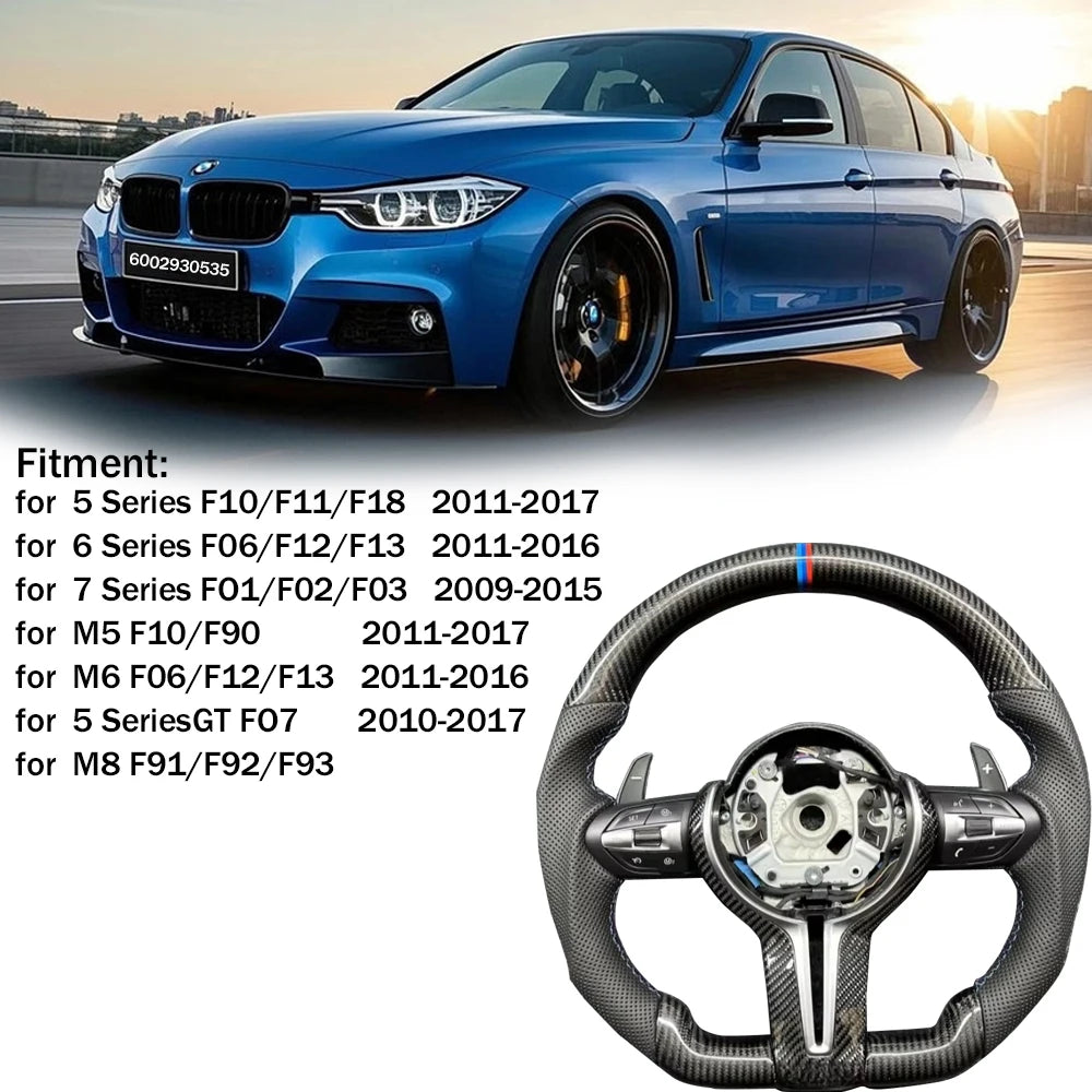 Volant en Carbone  – BMW F30 F10 F31 F20 F25 F22 F36 F33 F32 F80 F82 F11 F18 F01 F90 E90 HushBimmer