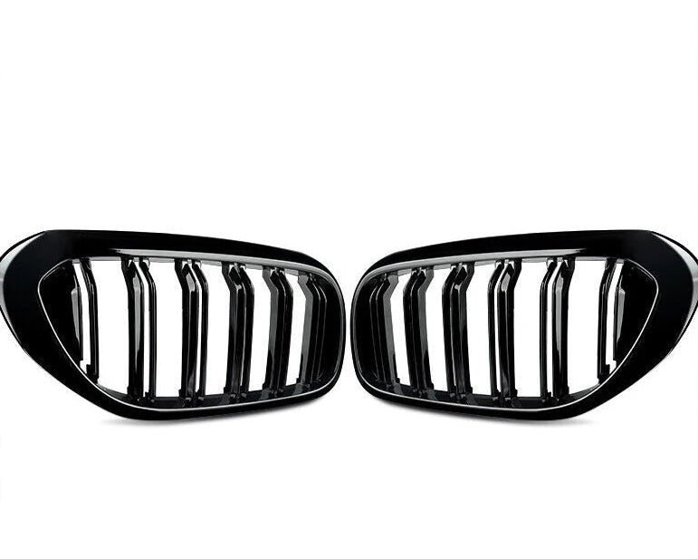 Grilles Avant Double Barre M – BMW Série 5 G30 G31 / M5 F90 (2017–2020) – Noir Brillant HushBimmer