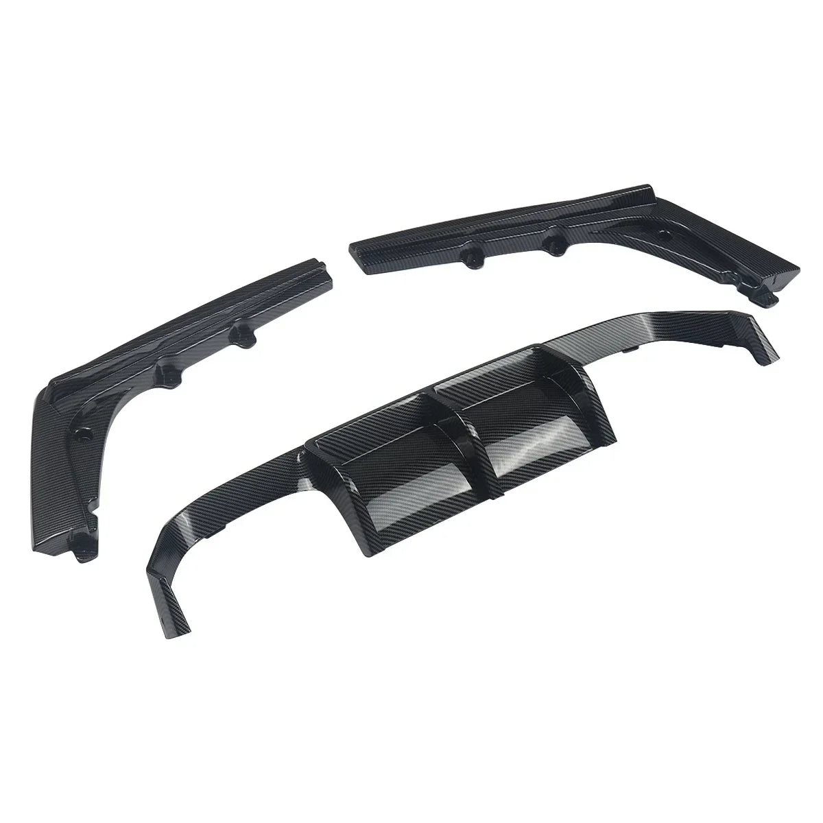 Diffuseur Arrière BMW M3 F80 / M4 F82 F83 2015–2020 – Splitters & Coins Look Carbone - HushBimmer