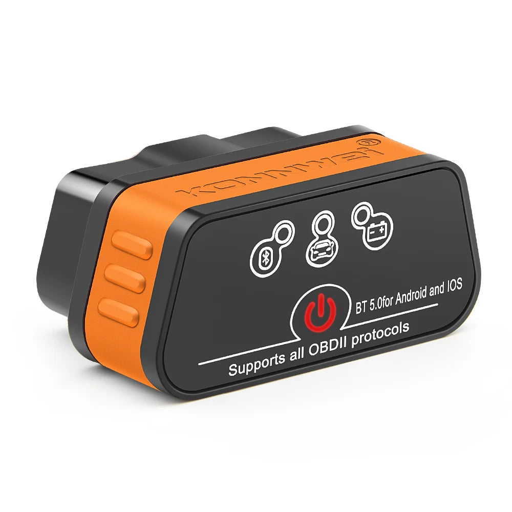 Scanner OBD2 Bluetooth KONNWEI – ELM327 V1.5 BT5.0 – Diagnostic Voiture iOS & Android HushBimmer