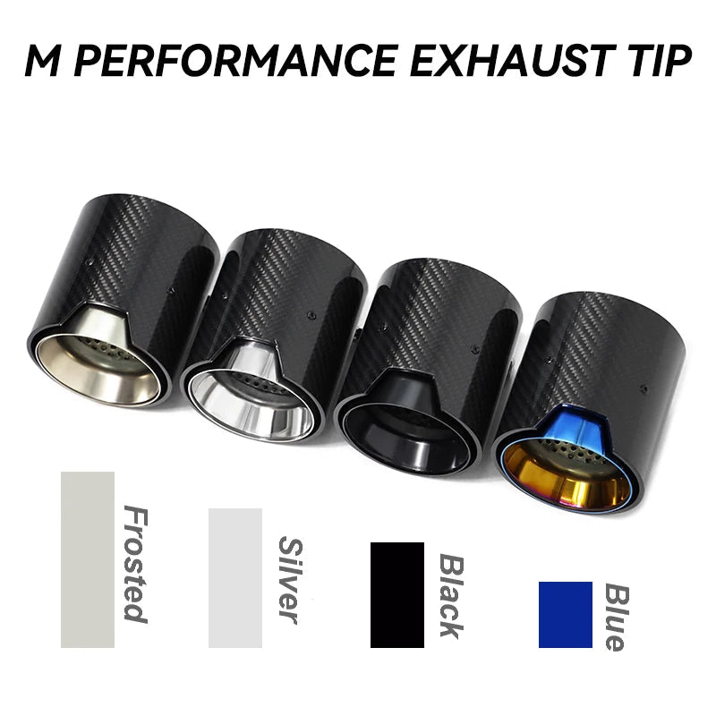 Embouts d’Échappement M Performance Carbone – Pour BMW F20 F21 F22 F23 M135i M140i M235i M240i (2pcs) HushBimmer